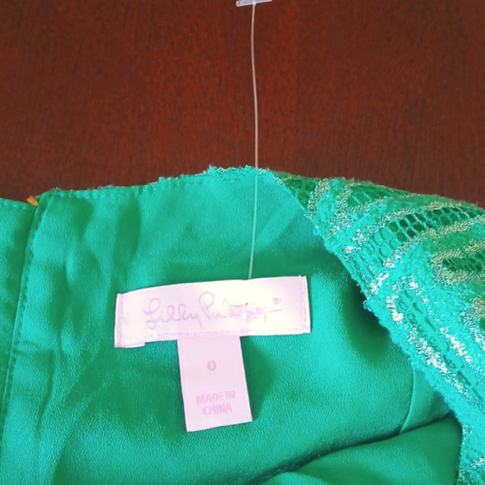 Lilly Pulitzer Fern Green Camellia Dress - Picture 5 of 6
